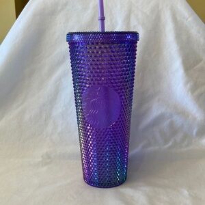 Starbucks Purple Oil Slick Studded Tumbler 24oz.
